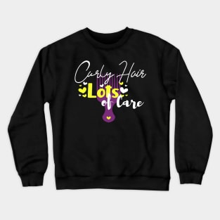 Curly Hair Love Crewneck Sweatshirt